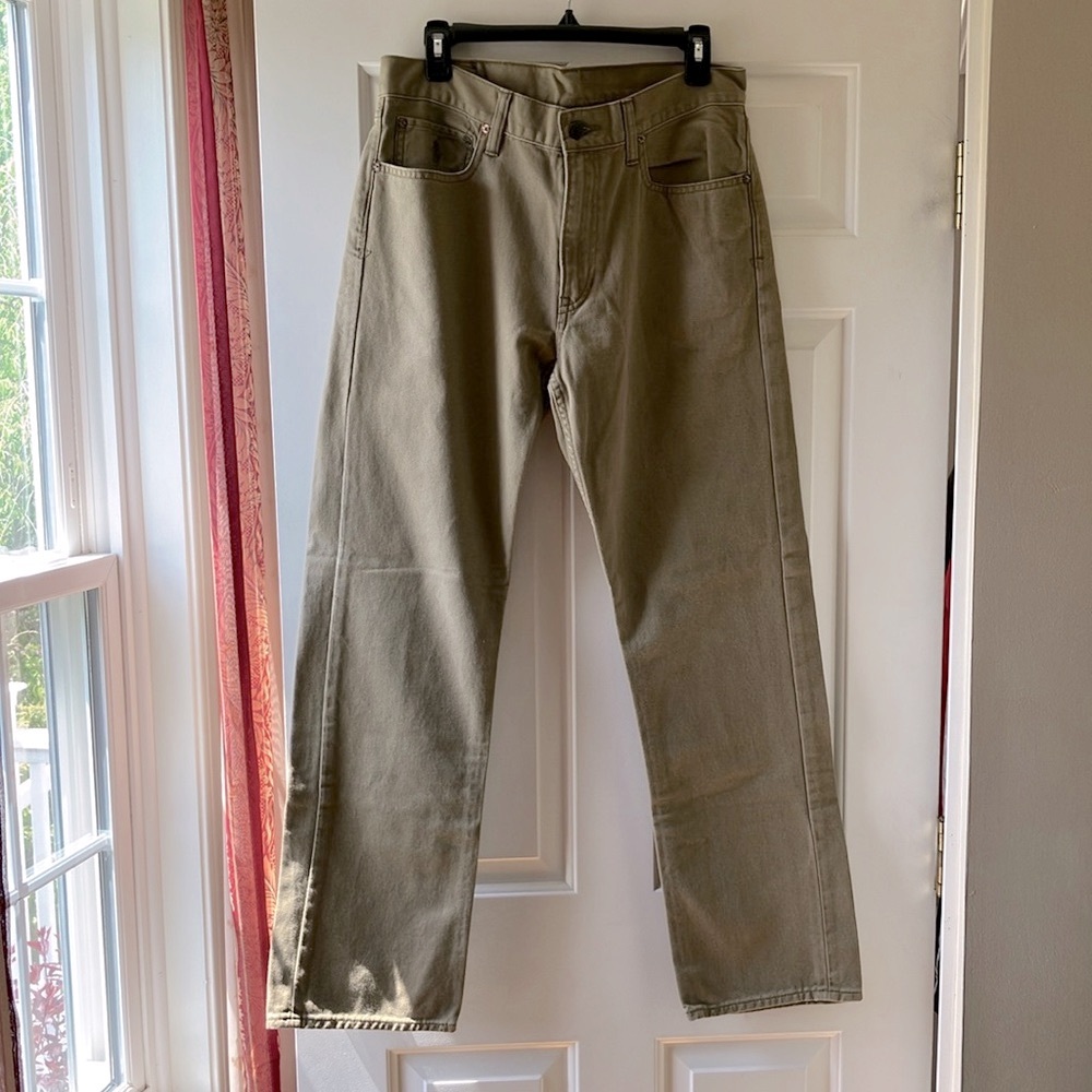 Ralph Lauren Men’s Authentic Dungarees Khaki Pants Size 32/32